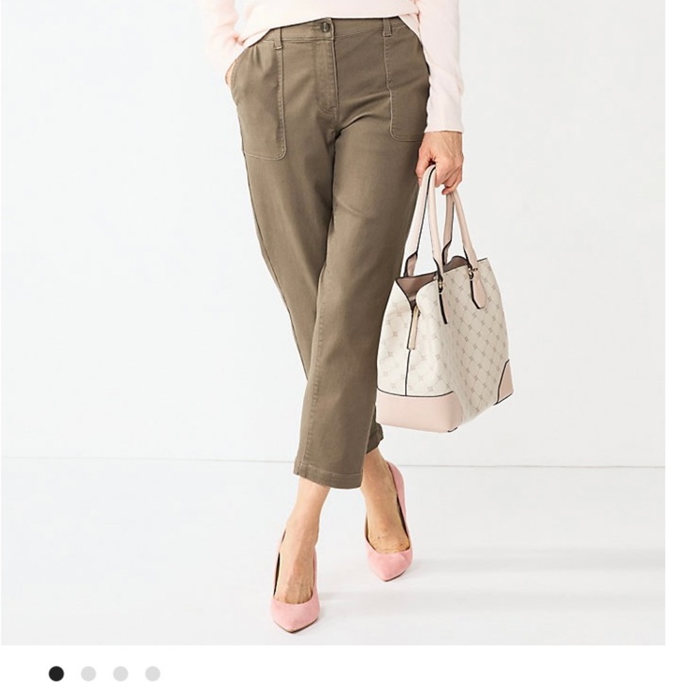Croft & Barrow, utility pants, size 10